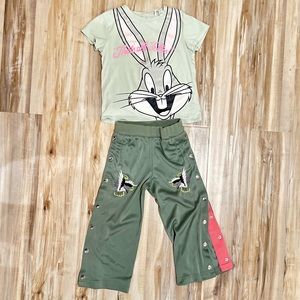 Diesel Toddler Girl Pants & Disney Tee 4 T